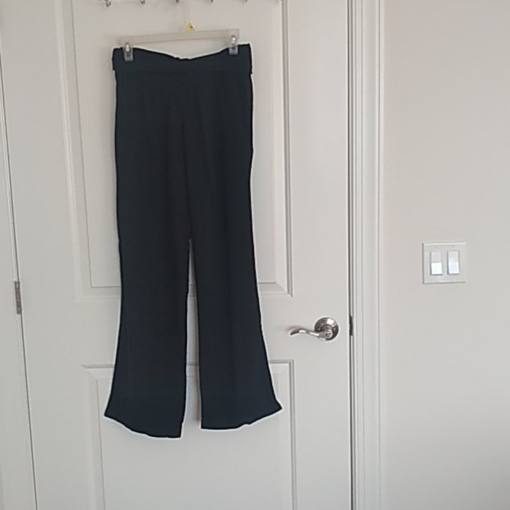 NWOT Old Navy black linen wide-leg pants